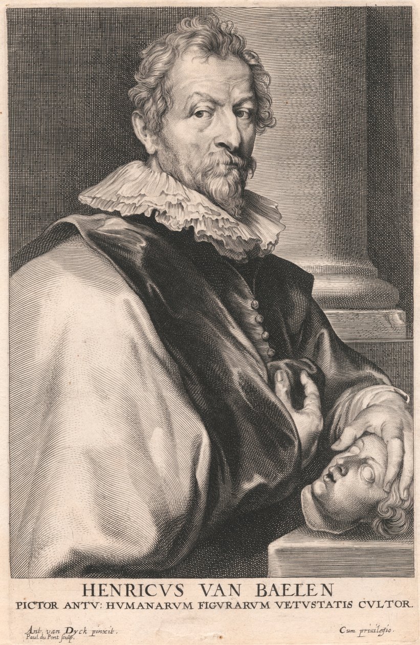 Henry van Baelen, maler Antu; Dyrker av antikkens menneskelige figurer av Paulus Pontius