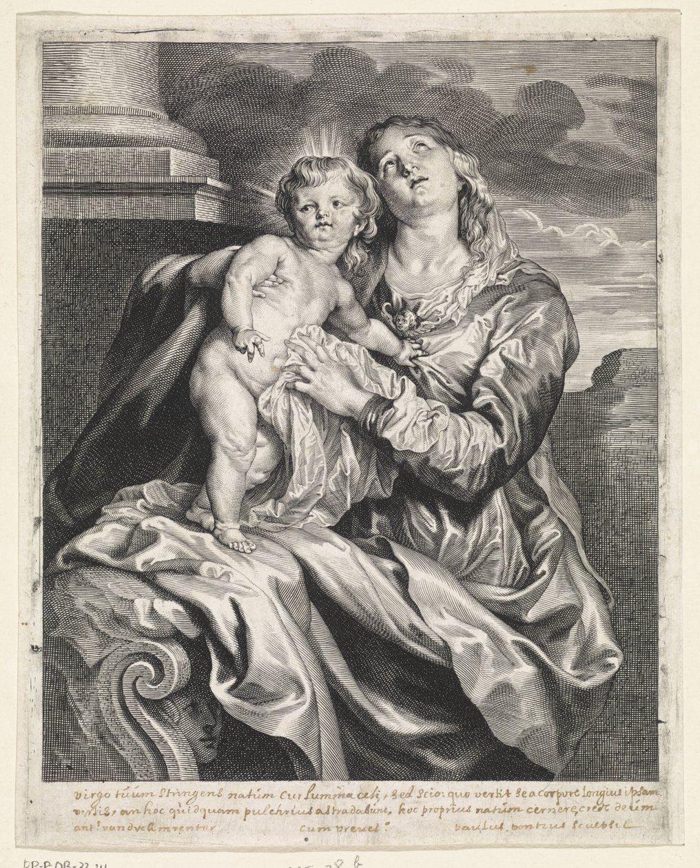 Maria med Kristusbarnet av Paulus Pontius