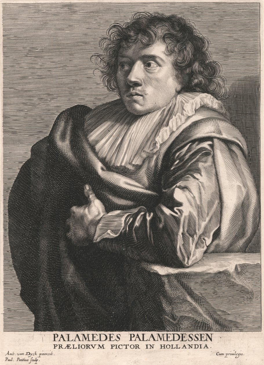 Palamedes Palamedessen, maler av Prelia i Holland av Paulus Pontius