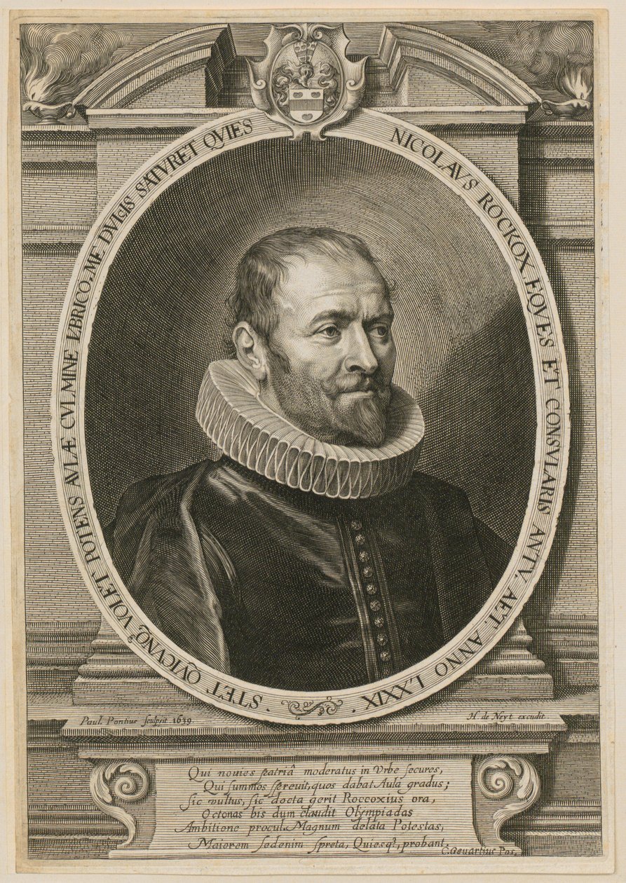 Portrett av Nicolaus Rockox, borgermester i Antwerpen av Paulus Pontius