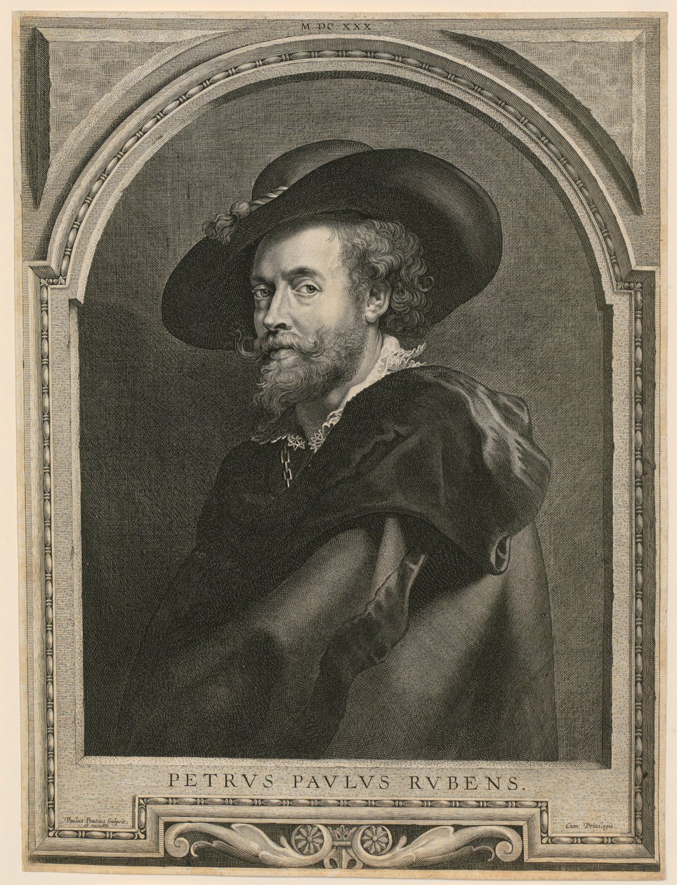 Portrett av Peter Paul Rubens av Paulus Pontius