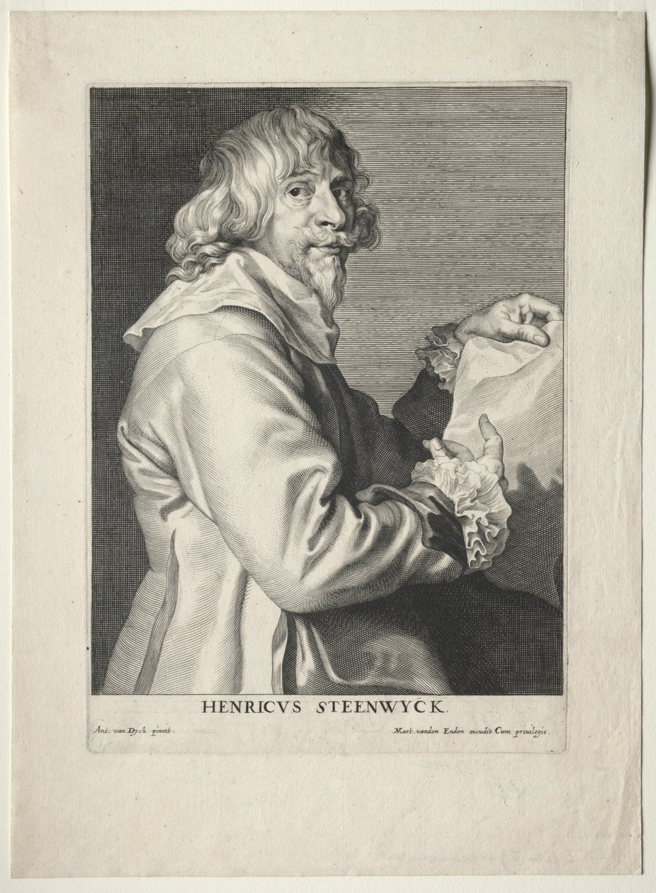 Portrett av Henri van Steenwyck av Paulus Pontius