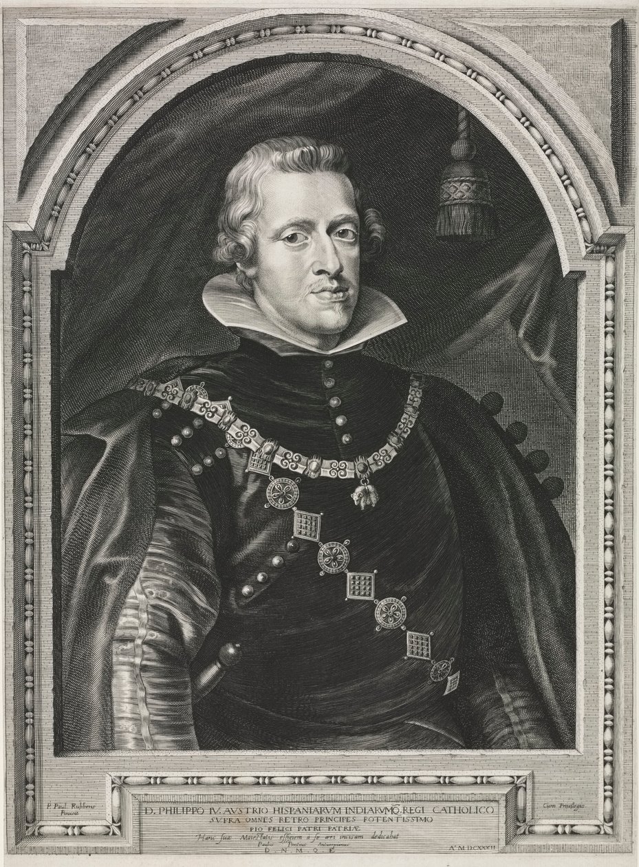 Portrett av Filip IV. av Paulus Pontius