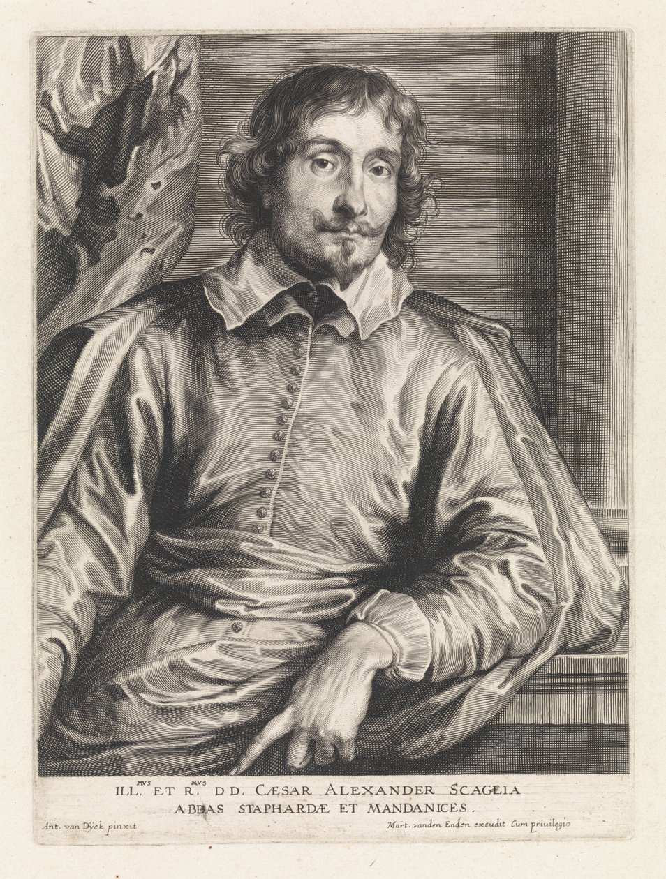 Portrett av Cesare Alessandro Scaglia av Paulus Pontius