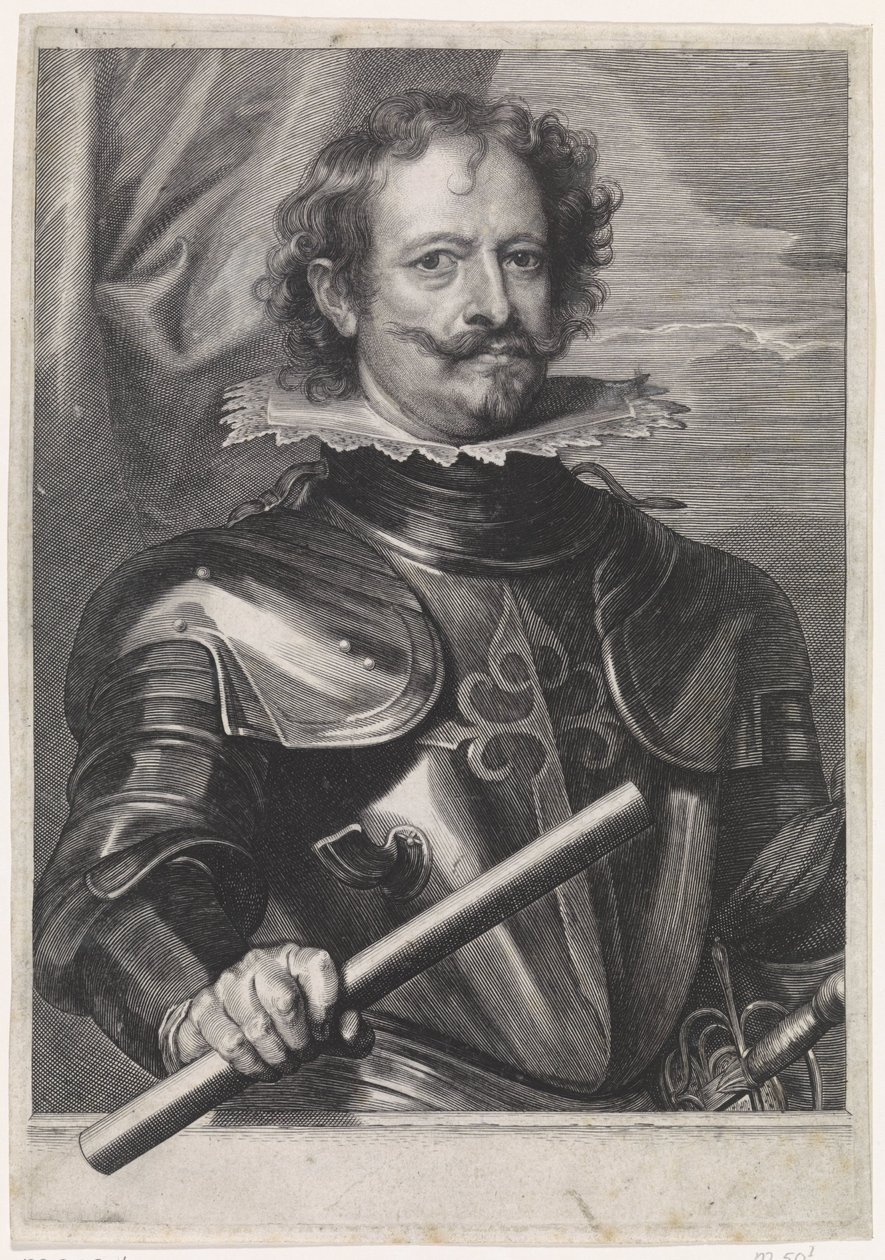 Portrett av Diego Felipez de Guzmán, marki av Leganés av Paulus Pontius