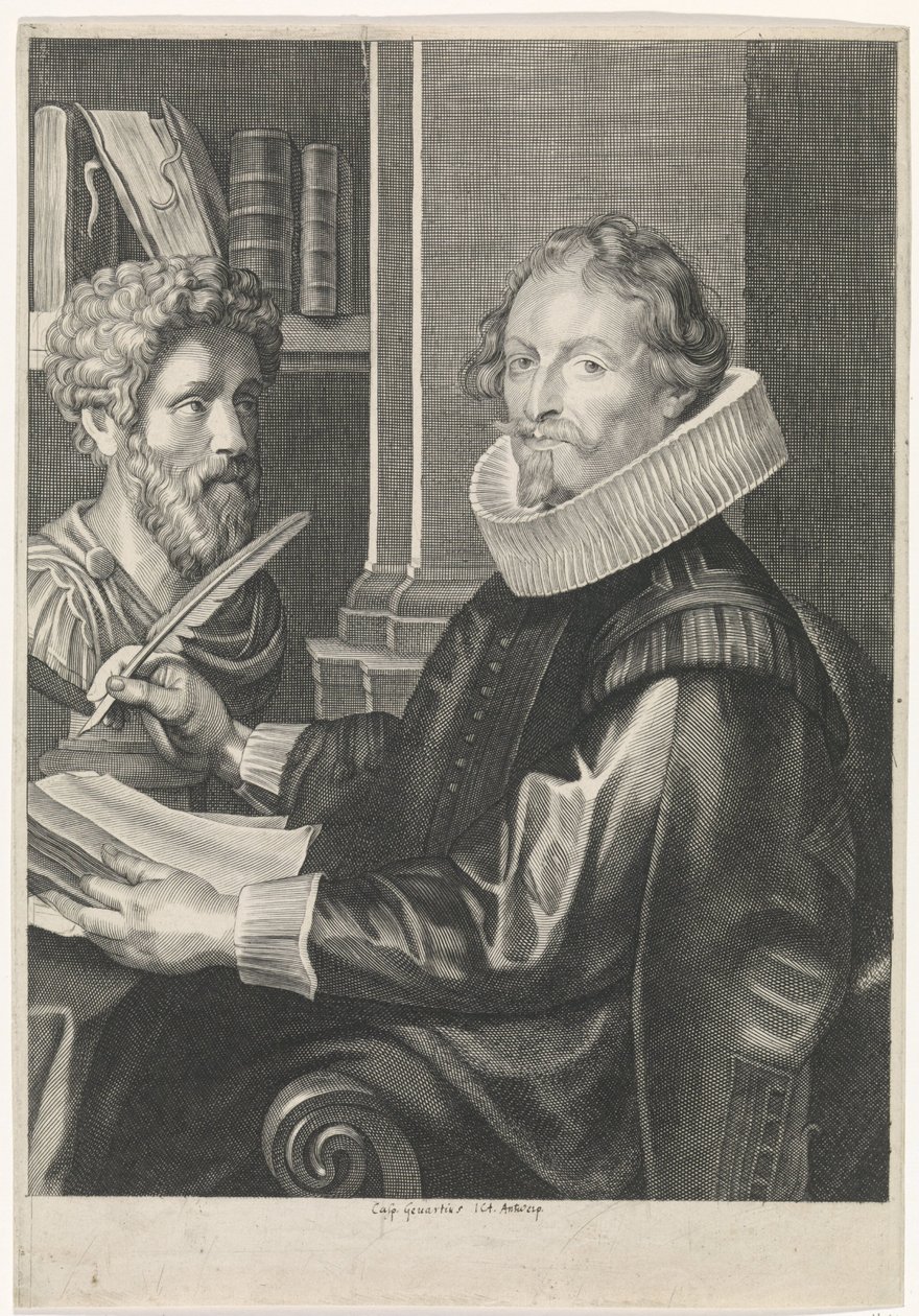 Portrett av Jan-Gaspar Gevartius av Paulus Pontius