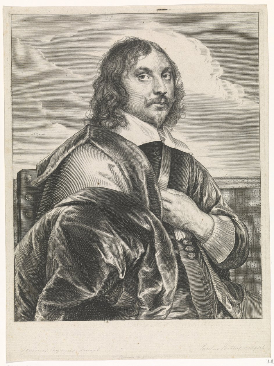 Portrett av maleren Jan Davidsz. Heem av Paulus Pontius