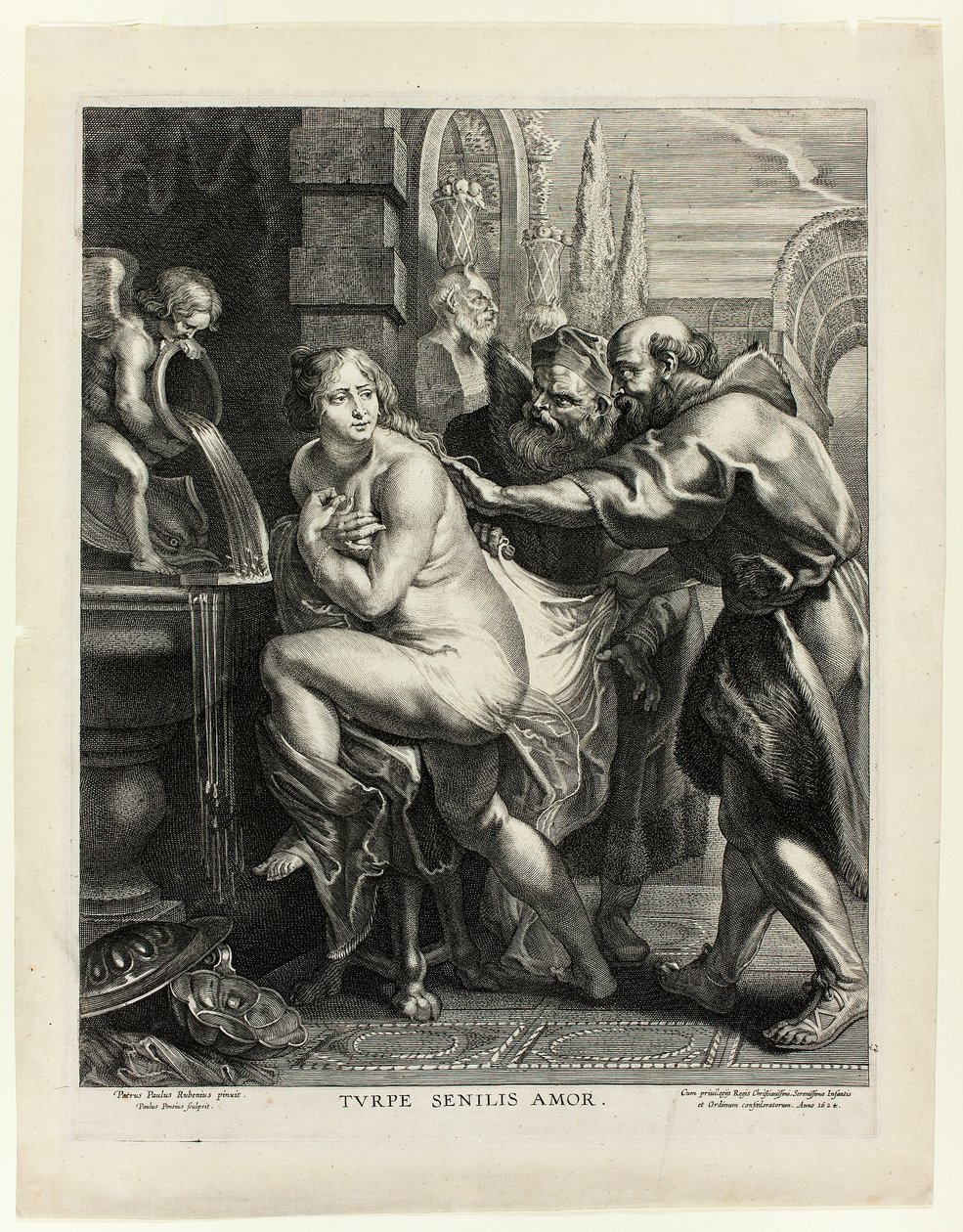 Susanna og de eldste av Paulus Pontius