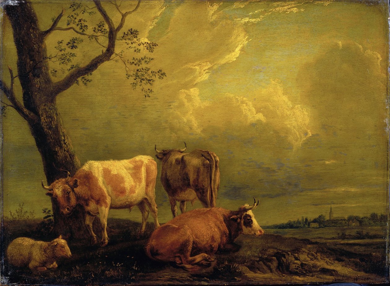 Storfe og sauer av Paulus Potter