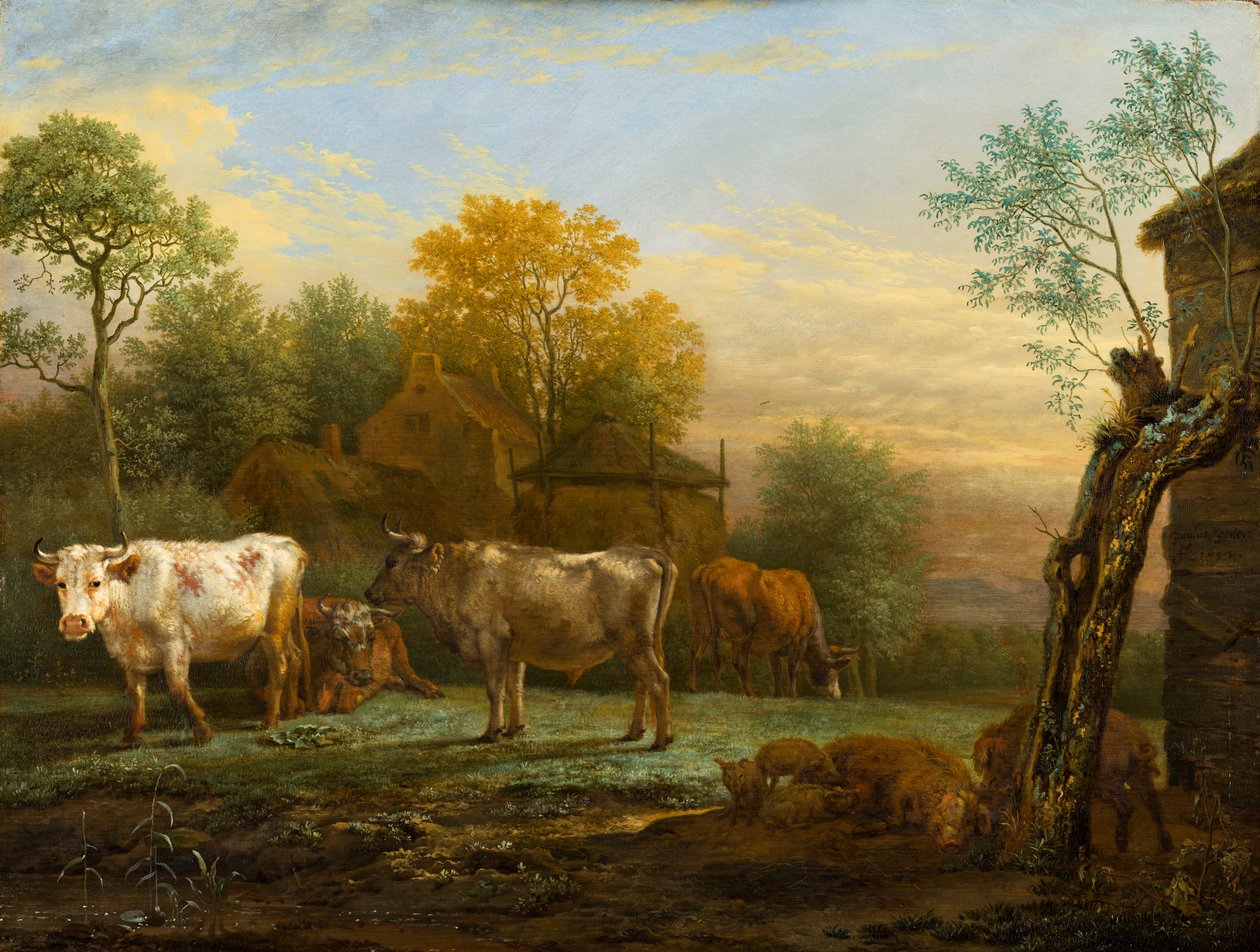 Kveg på en eng av Paulus Potter