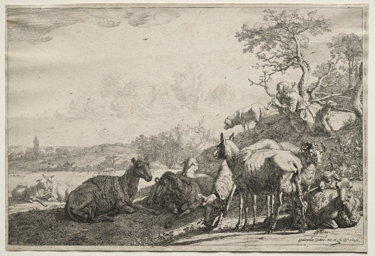 Hyrden, 1644. av Paulus Potter