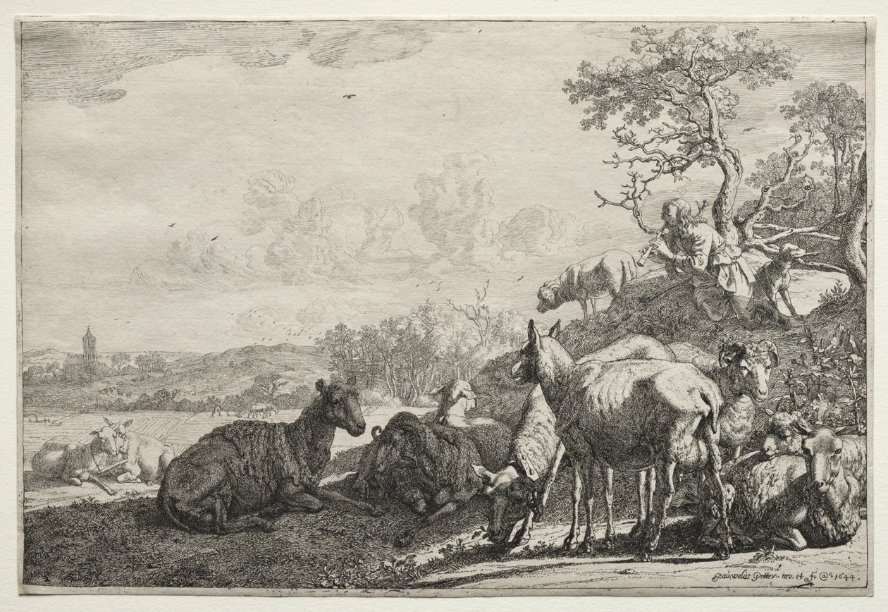 Hyrden, 1644. av Paulus Potter