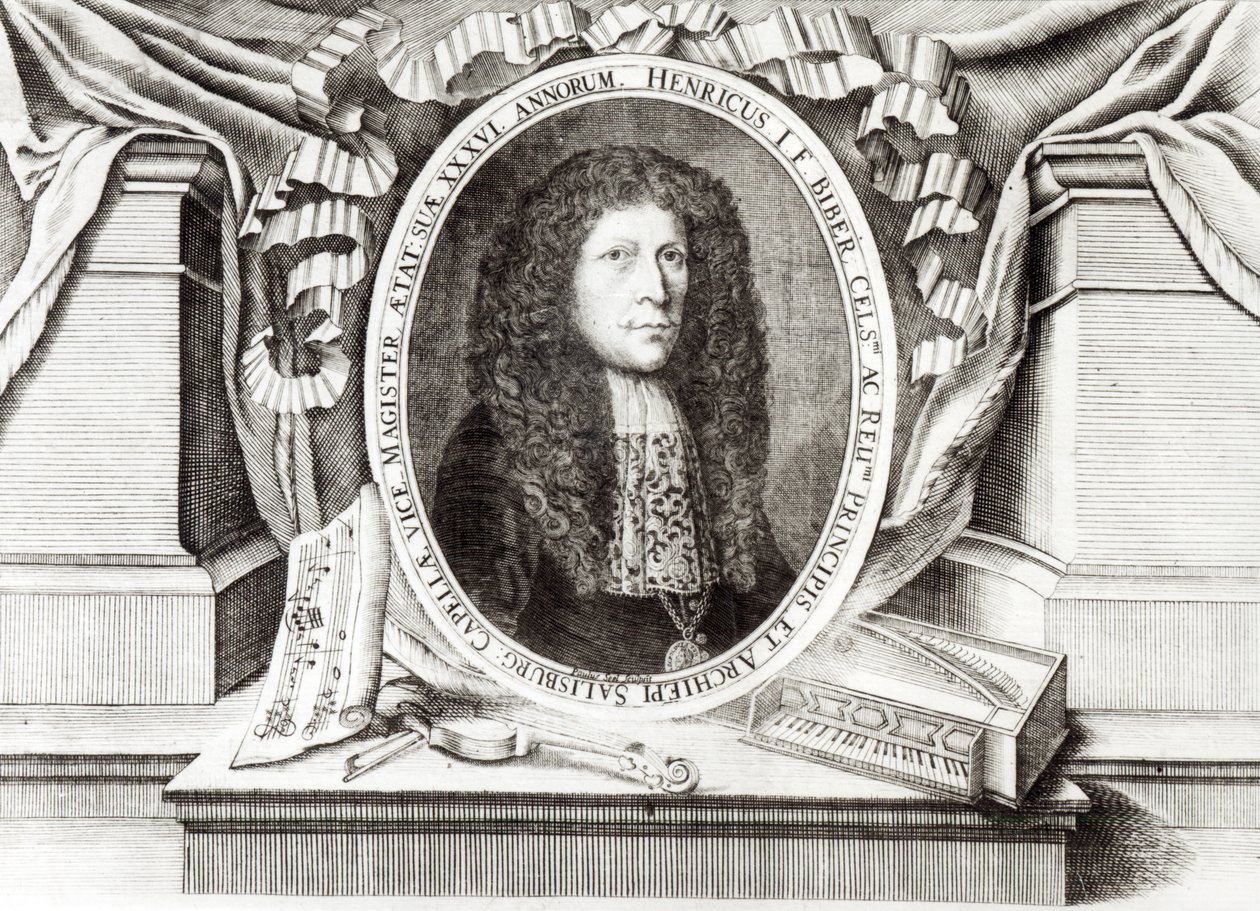 Heinrich Ignaz Franz von Biber (1644-1704) av Paulus Seel