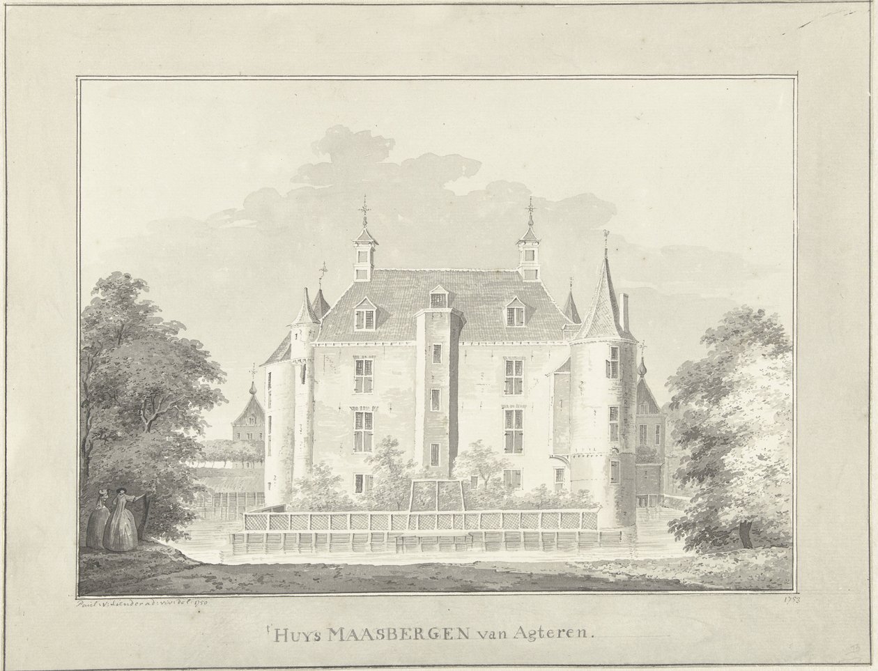 Maarsbergen-huset, bakfra av Paulus van Liender