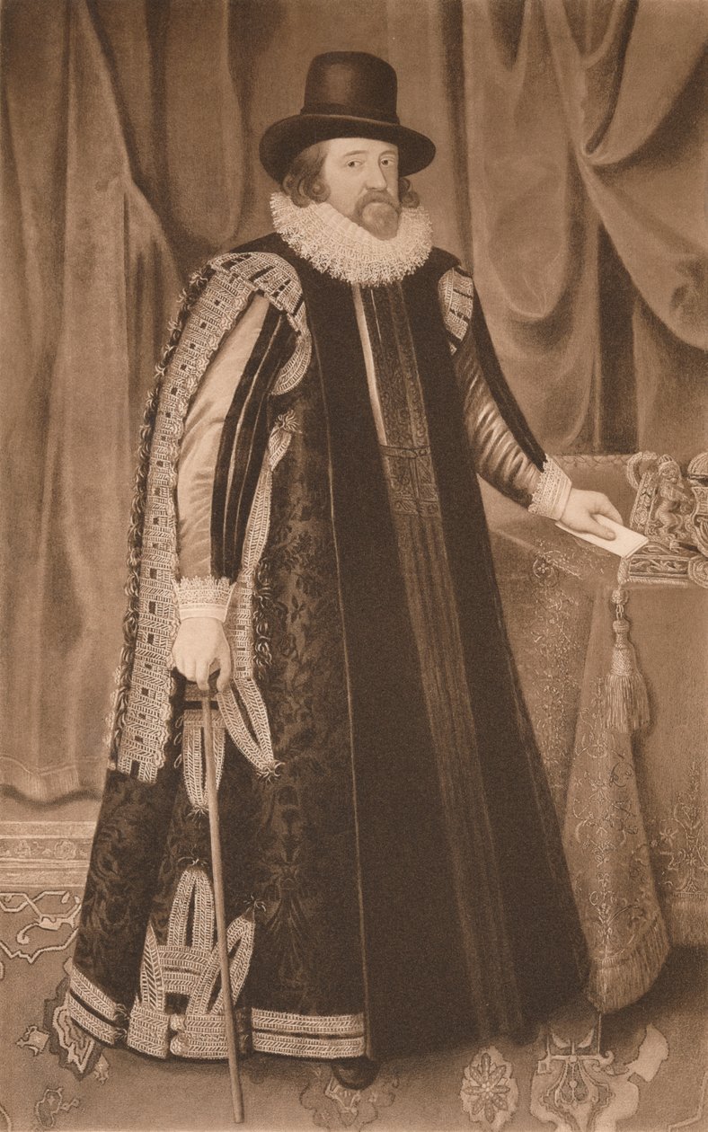 Francis Bacon, Viscount St. Albans, c1600, 1904 av Paulus van Somer