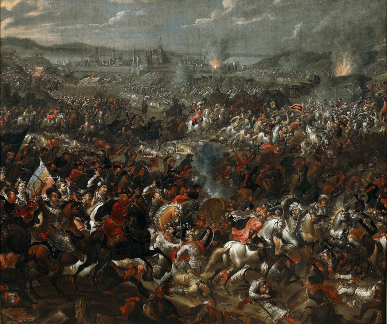 Slaget ved Wien 12. september 1683, ca 1683-84 (olje på lerret) av Pauwel Casteels
