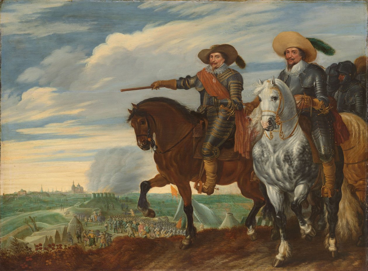 Frederick Henry og Ernst Casimir av Nassau-Dietz ved beleiringen av 
