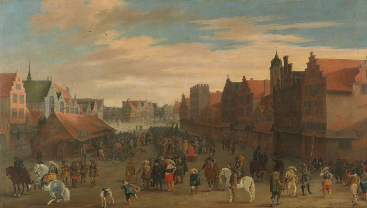 Oppløsningen av #39;Waardgelderne#39; av Pauwels I van Hillegaert