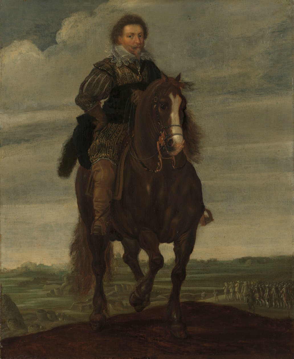 Prins Frederik Hendrik til hest av Pauwels van Hillegaert