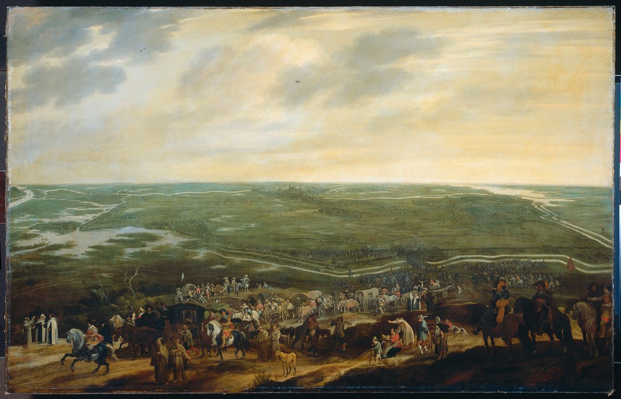 Den beseirede spanske garnisonen forlater s-Hertogenbosch, 17. september 1629 av Pauwels van Hillegaert