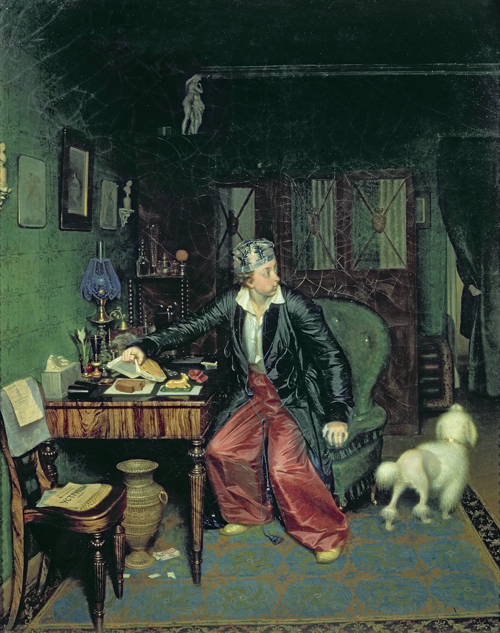 Aristokratens frokost, 1849-50 av Pavel Andreevich Fedotov