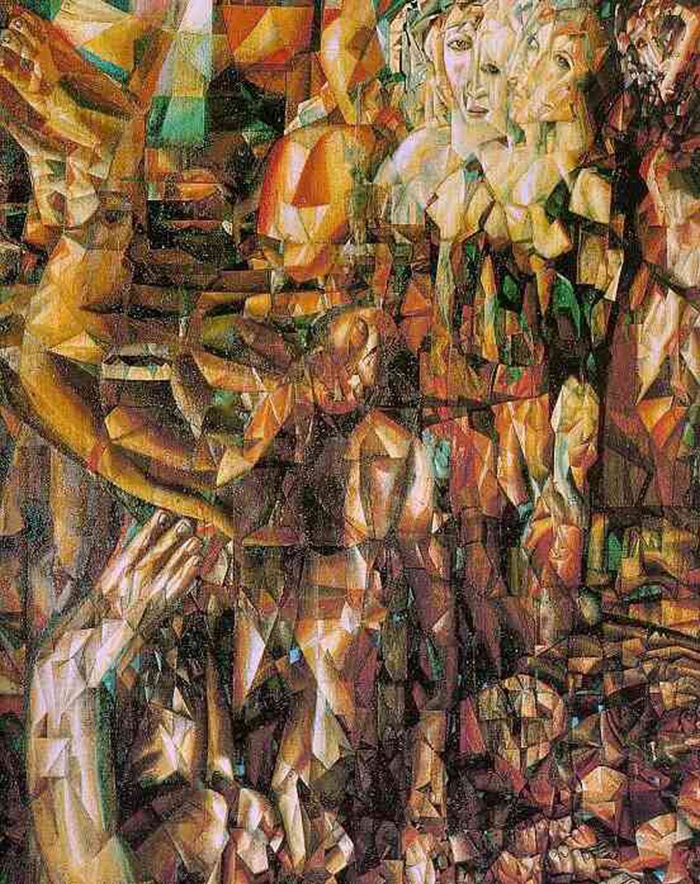 Et par, 1912 av Pawel Nikolajewitsch Filonow