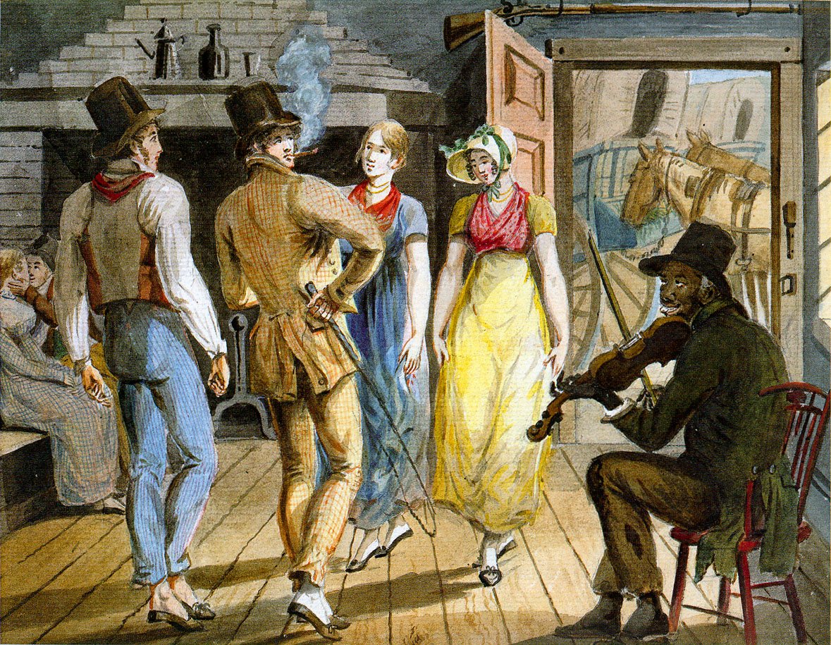 Merry på en Wayside Inn av Pavel Petrovich Svinyin