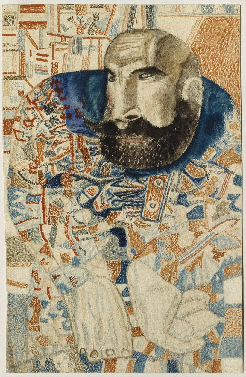 En kusk, 1912-1928 av Pavel Nikolayevich Filonov