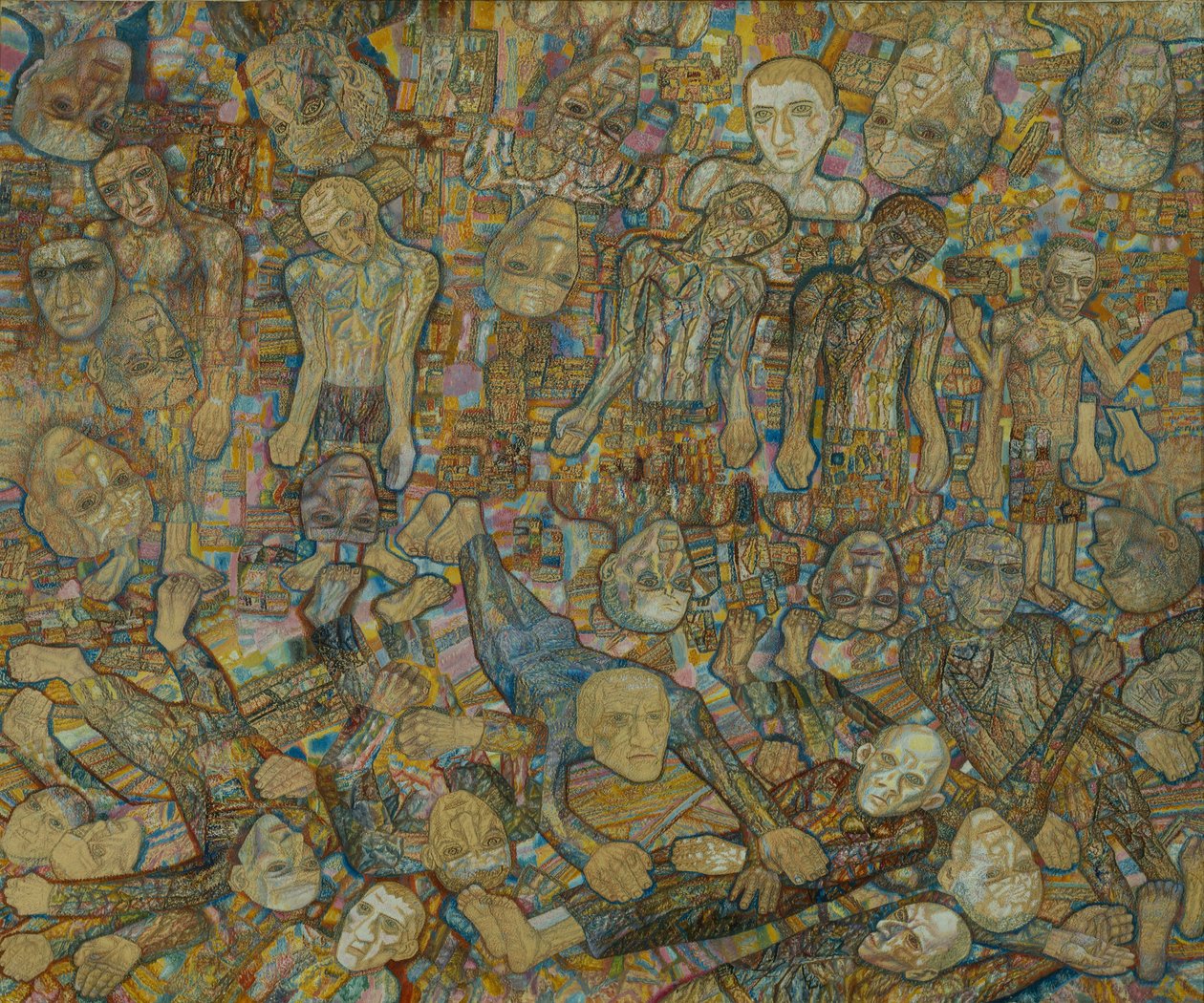 Komposisjon. Raidet, 1938 av Pavel Nikolayevich Filonov