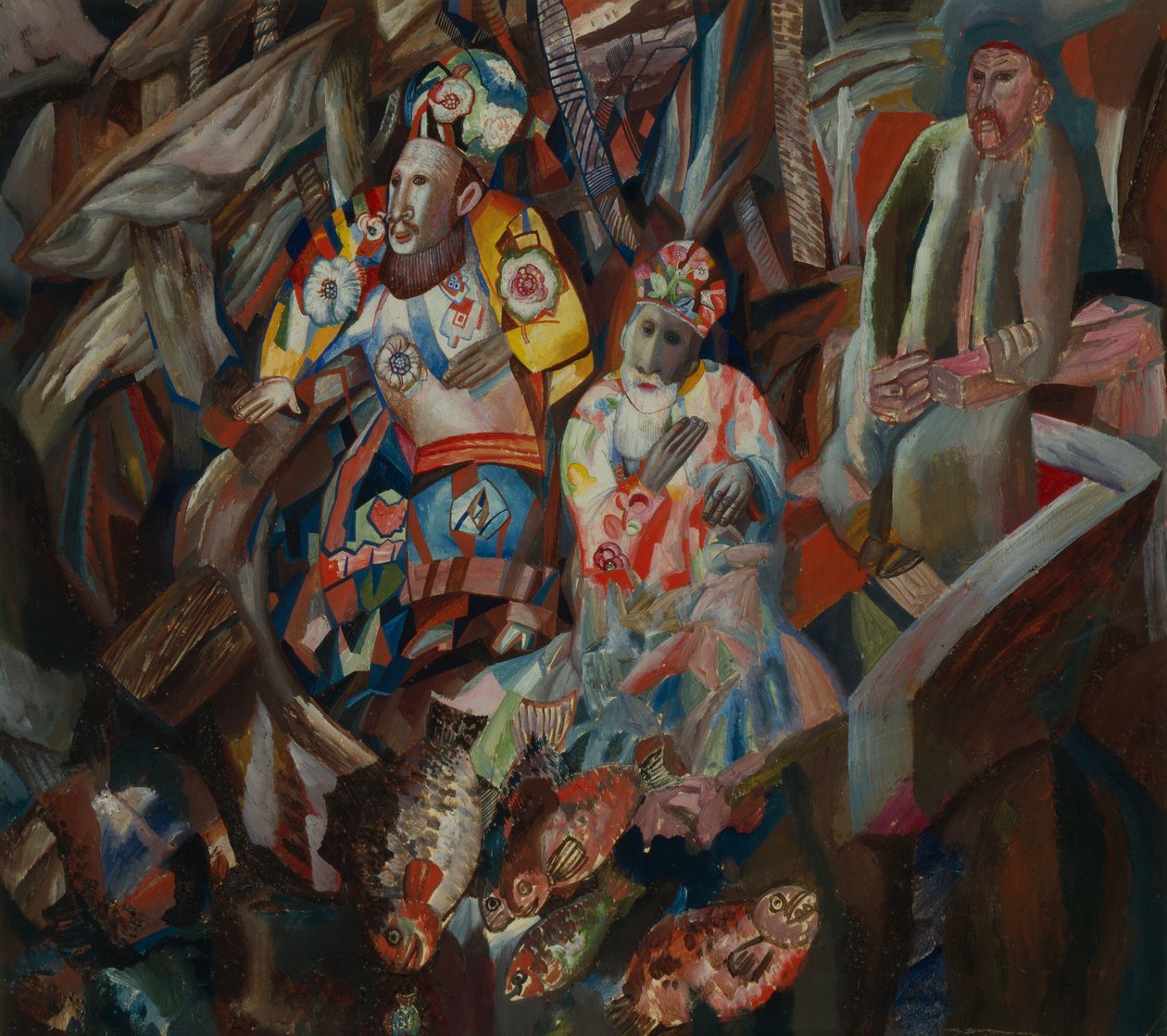 Øst og Vest, 1912-1913 av Pavel Nikolayevich Filonov
