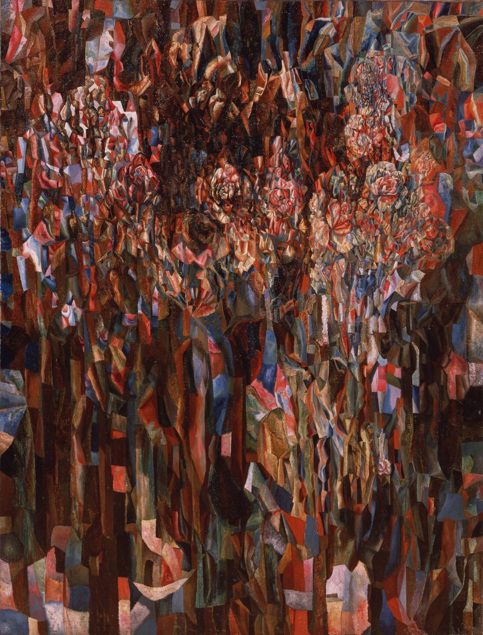Blomster fra verdens blomstrende tid, 1915 av Pavel Nikolayevich Filonov