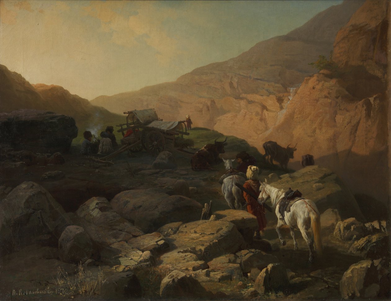 Kaukasus, 1872 av Pavel Osipovich Kovalevsky