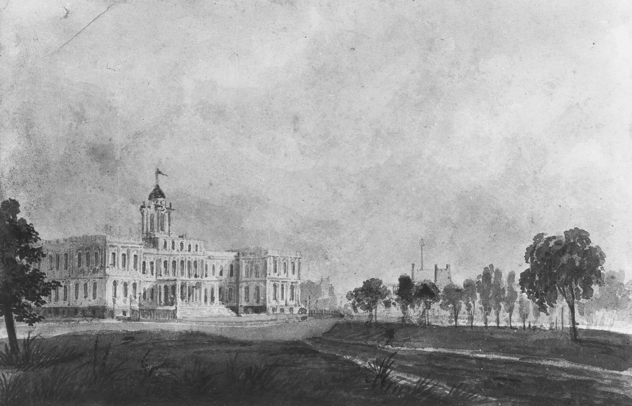 Det nye rådhuset, New York, 1811-ca. 1813. av Pavel Petrovic Svin