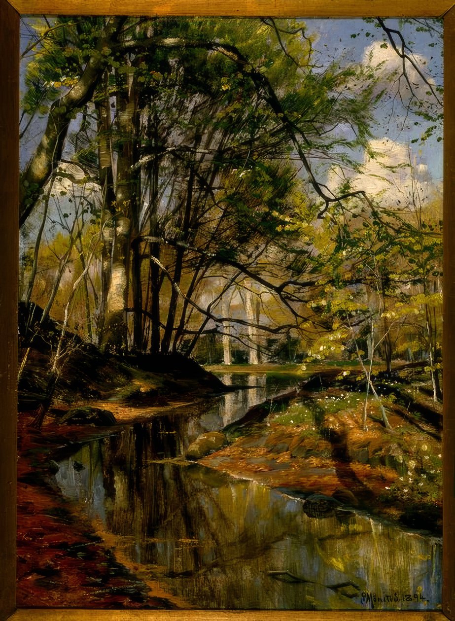 Waldbach av Peder Monsted