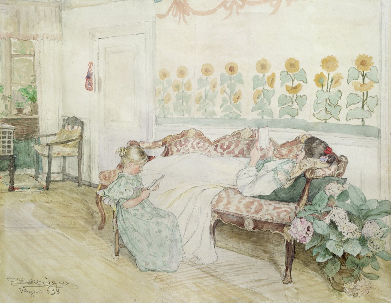 Interiør, 1898 av Peder Severin Krøyer