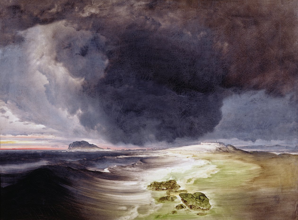 Vardohus festning (olje på lerret) av Peder Balke