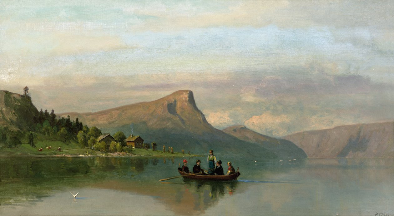 Fra Nordfjord (olje på lerret) av Peder Cappelen Thurmann