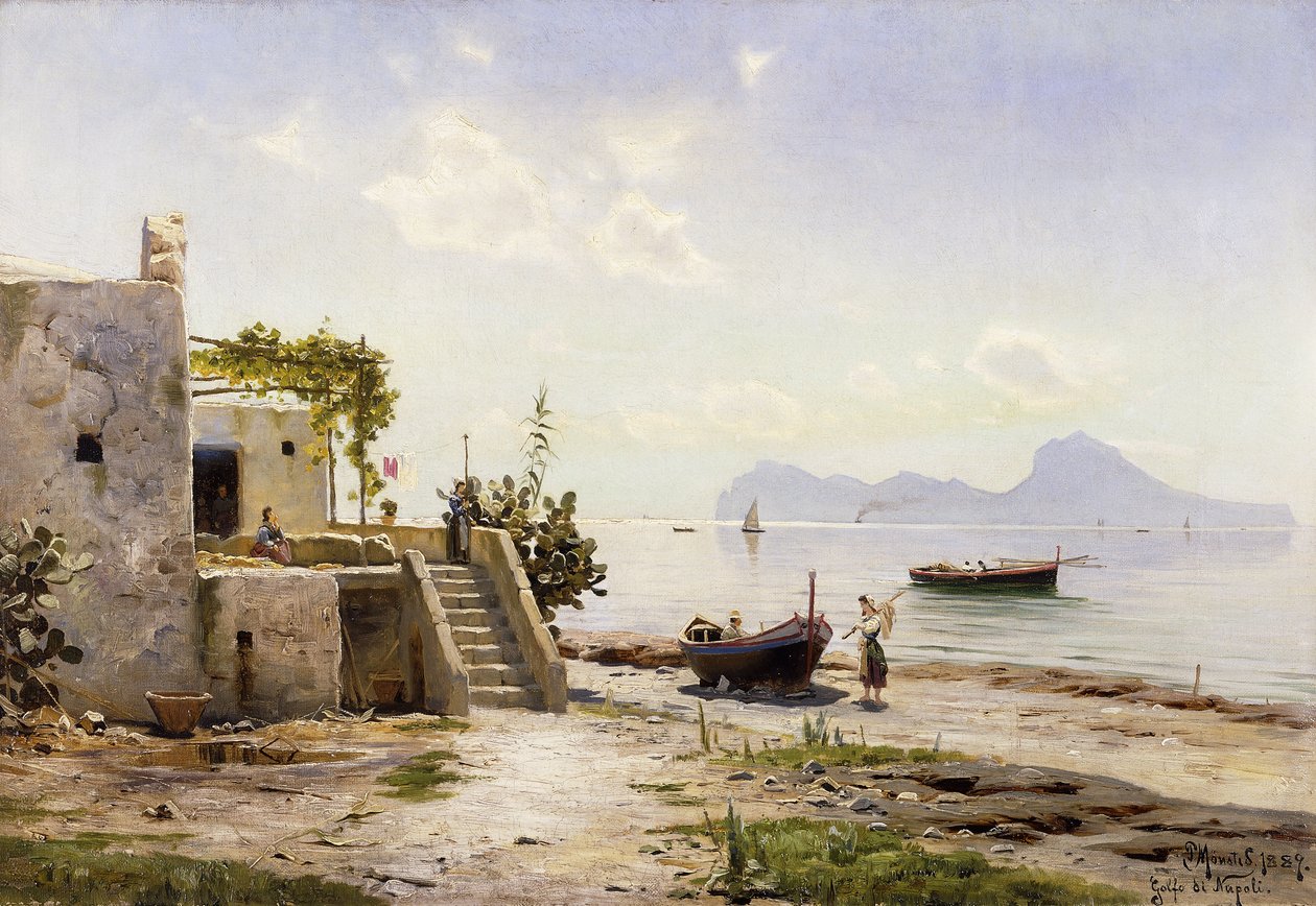 Fra Sorrento, mot Capri av Peder Monsted