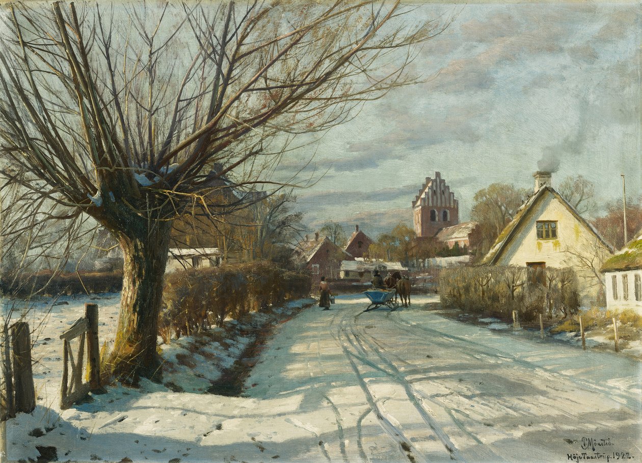 Hoje Taastrup kirke, utenfor København av Peder Monsted