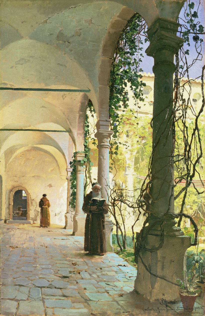 I klosteret til Santa Maria Jesus-klosteret, i Taormina av Peder Monsted