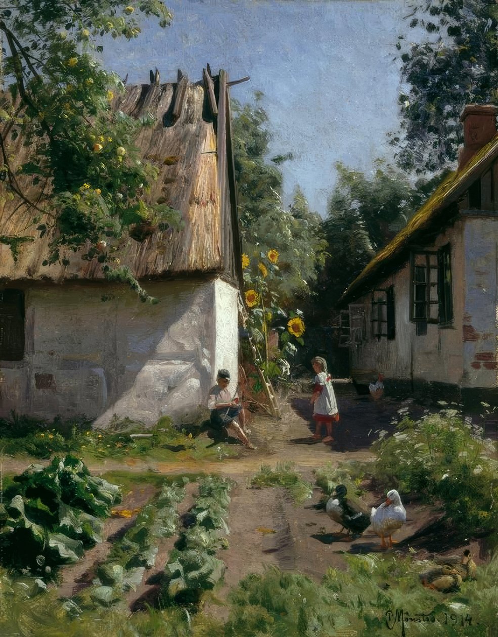 Sommerdag av Peder Monsted