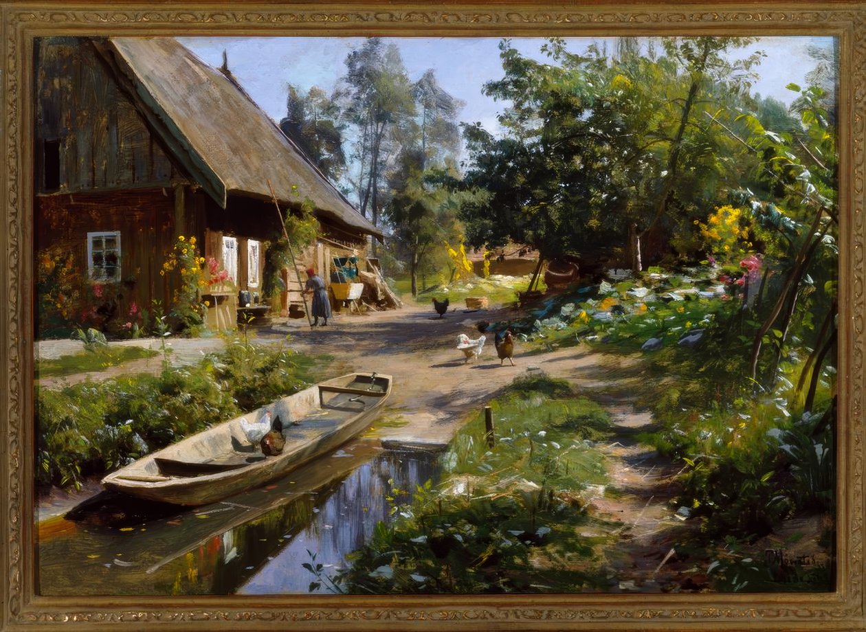Solrik dag i landet av Peder Monsted