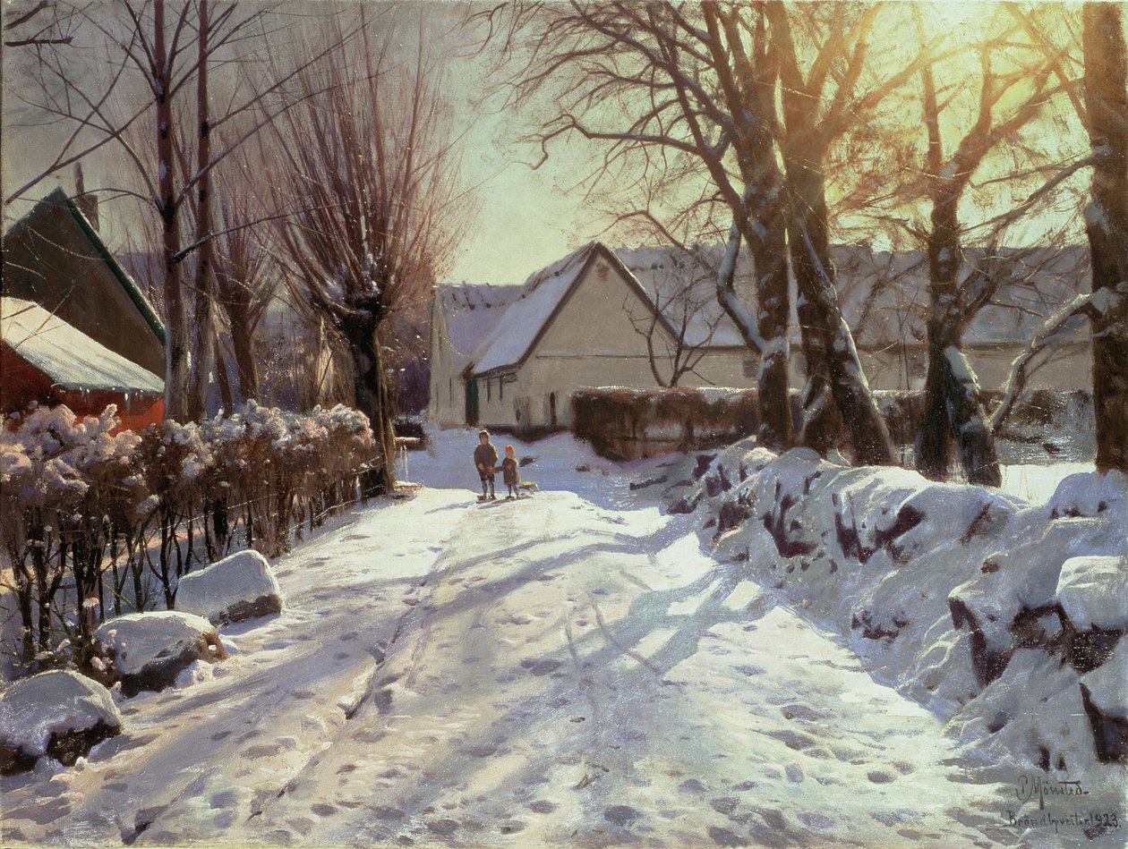 Veien hjem, 1923 av Peder Monsted