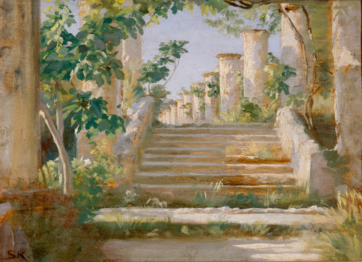 Lodge i Ravello av Peder Severin Kroyer
