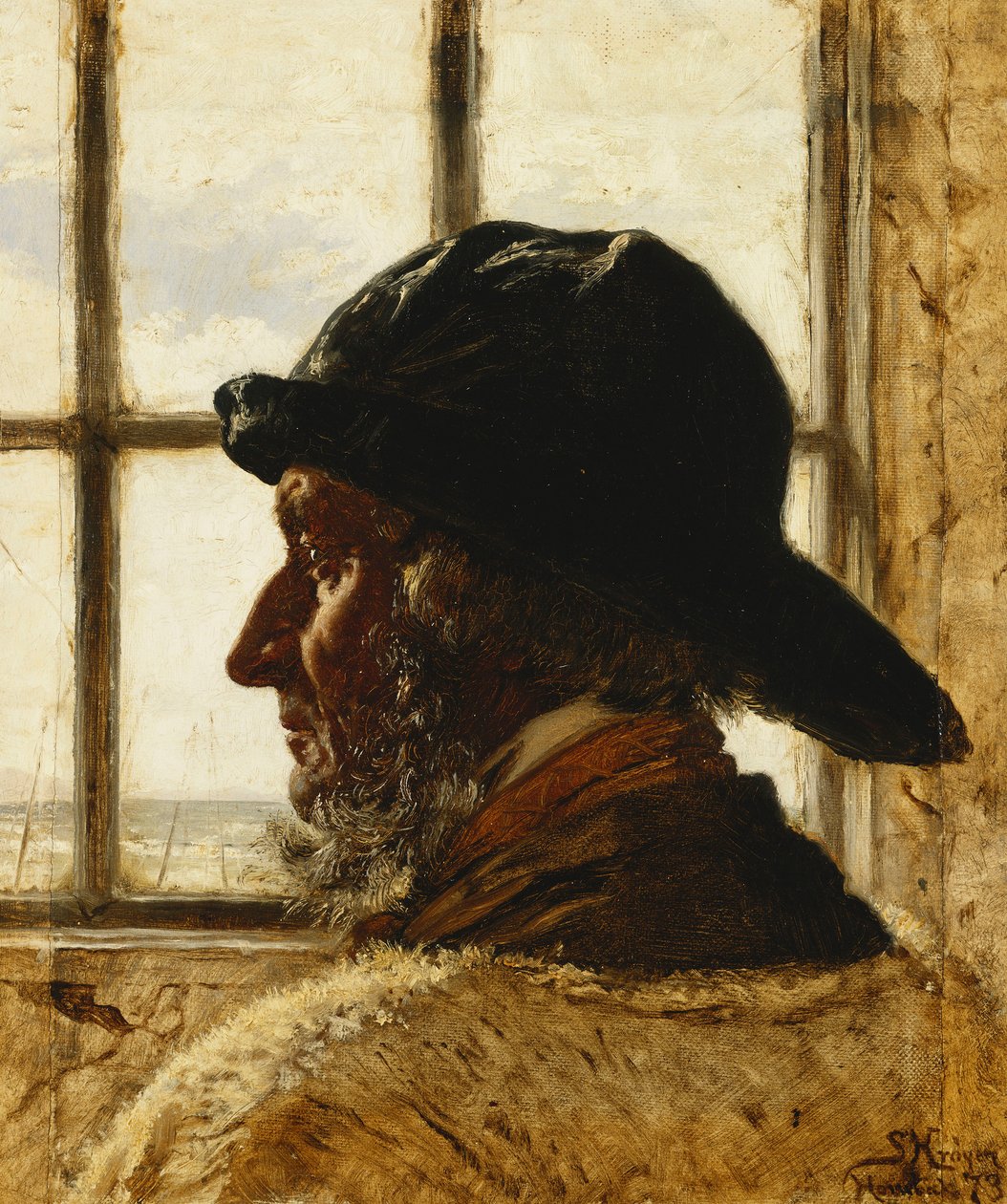 Den gamle fisker, 1873 av Peder Severin Krøyer