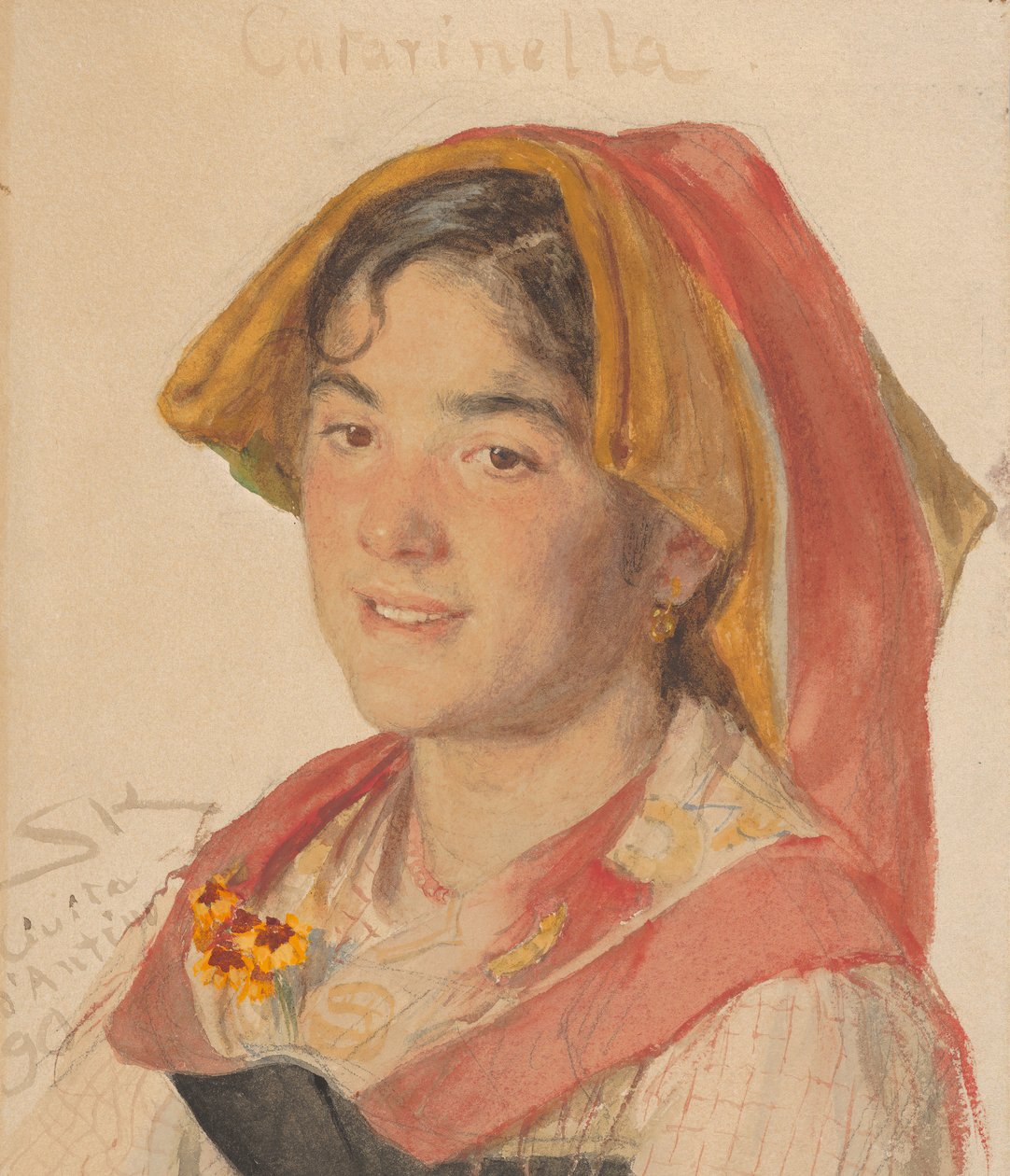 Head of an Girl from Civita d