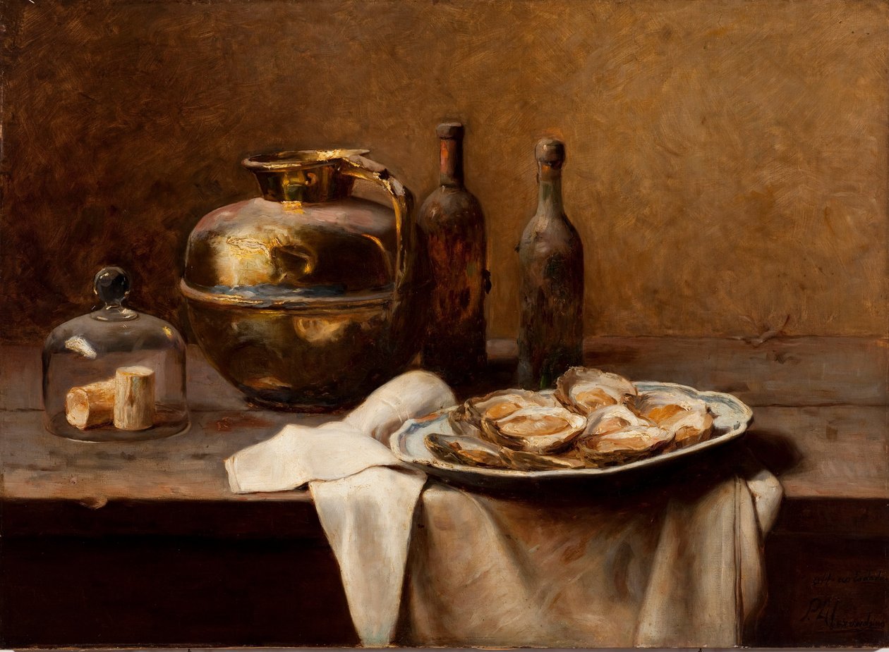 Østers og kobbervarer av Pedro Alexandrino Borges