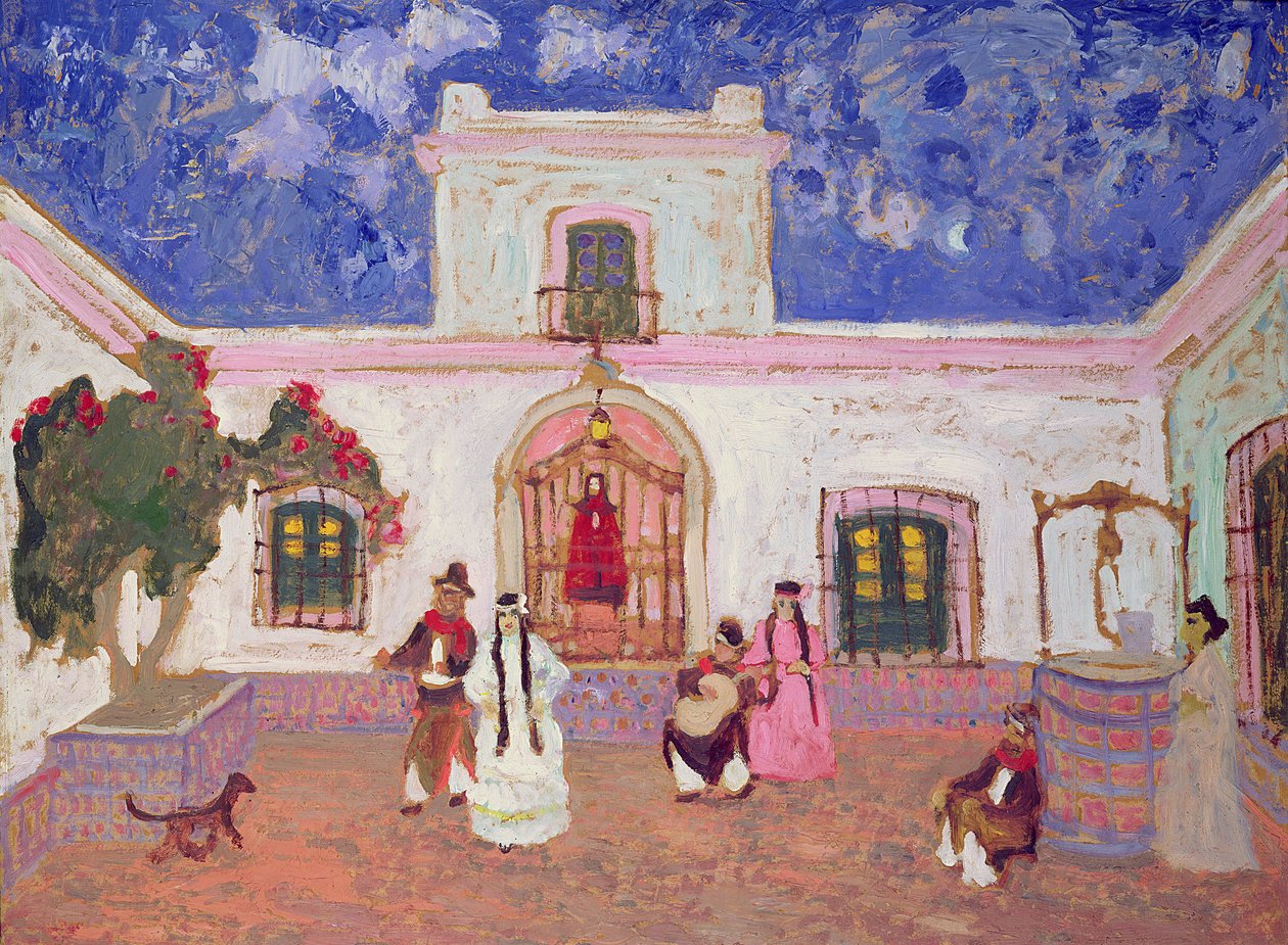 Kreolsk dans, før 1927 (olje på kort) av Pedro Figari
