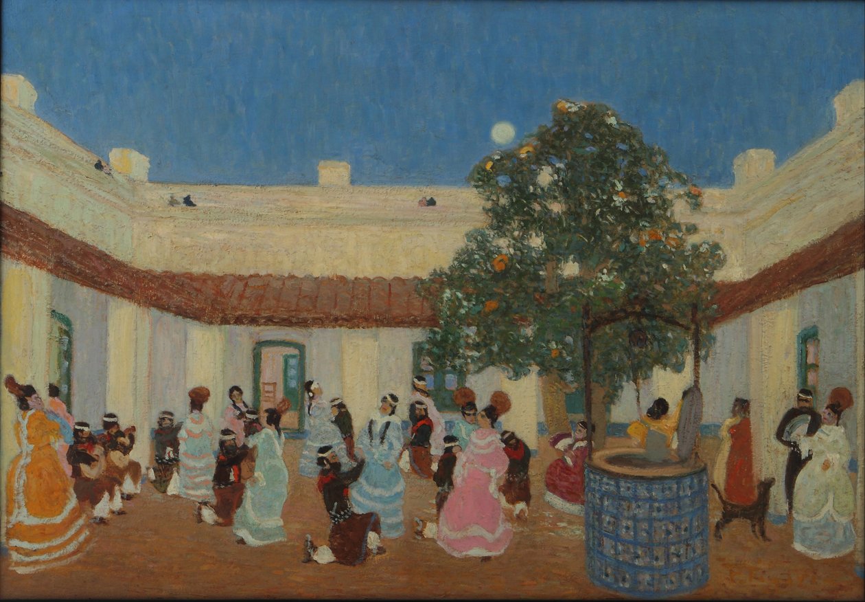 Uteplass av Pedro Figari