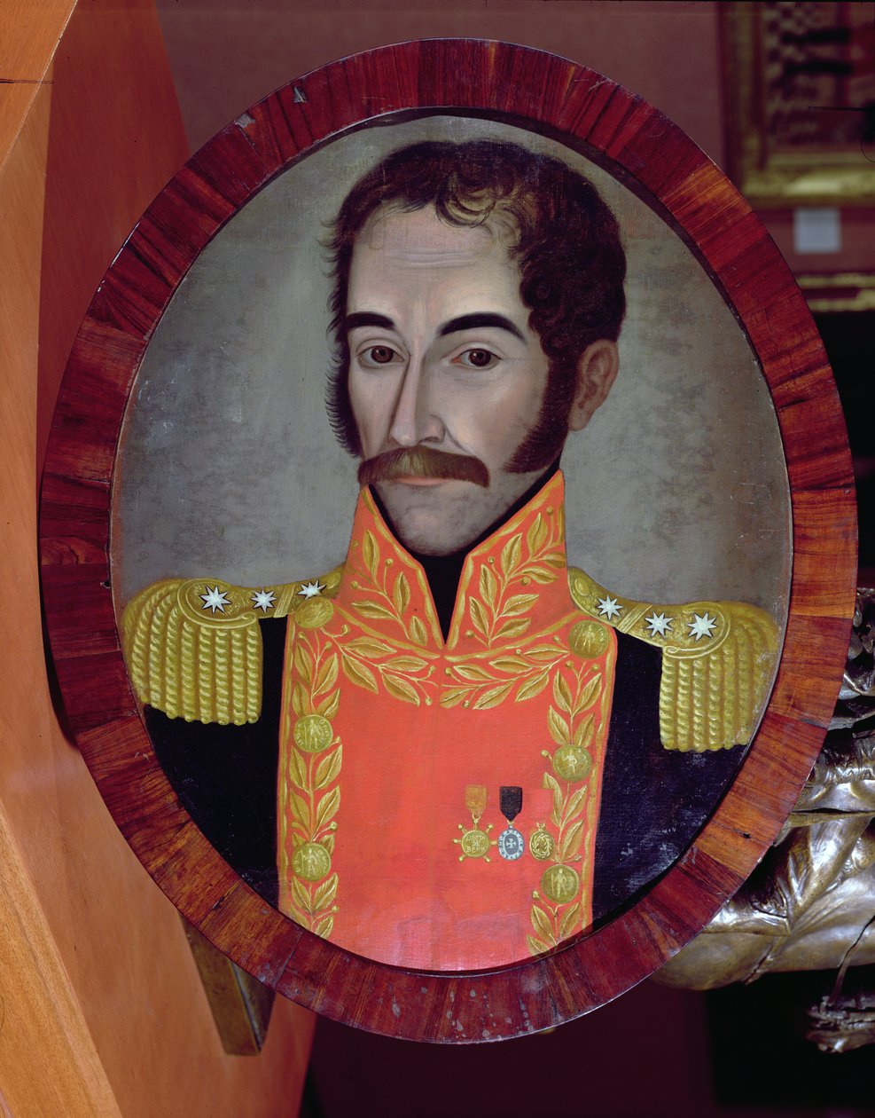 Portrett av Simon Bolivar, ca. 1820 av Pedro Jose de Figueroa